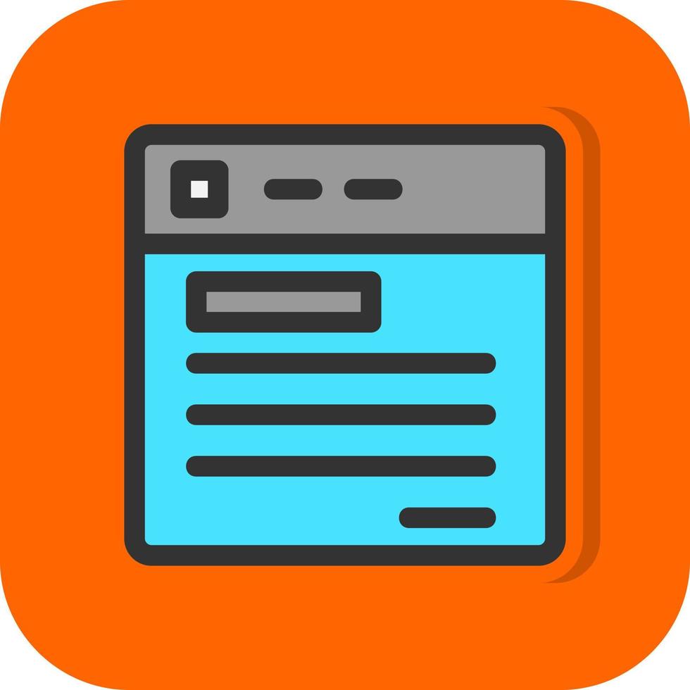 Website Ux Vector Icon Design
