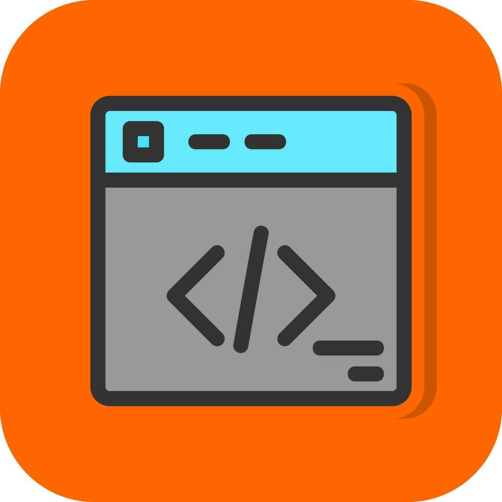 Web Programming Vector Icon Design