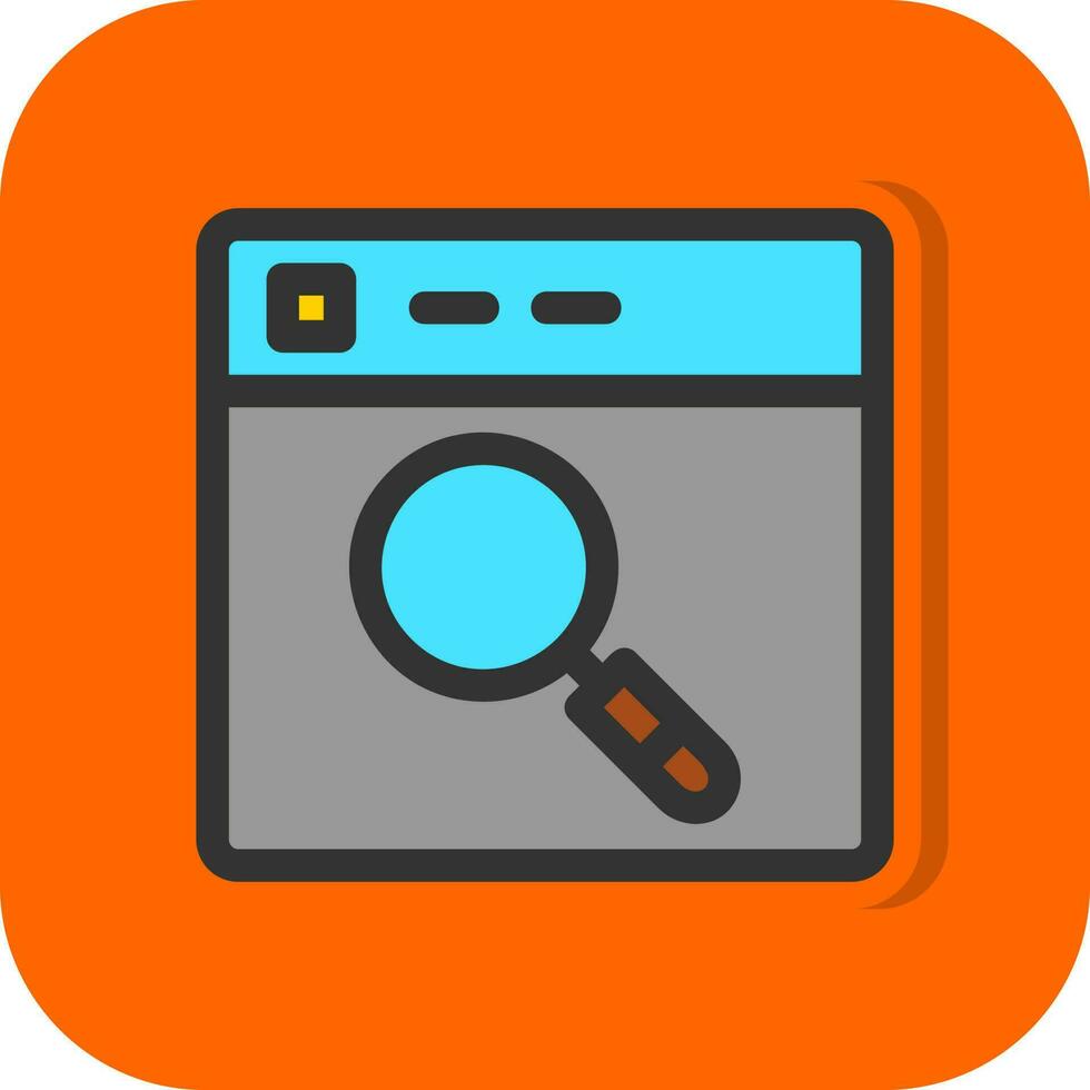 Search Engine Vector Icon Design
