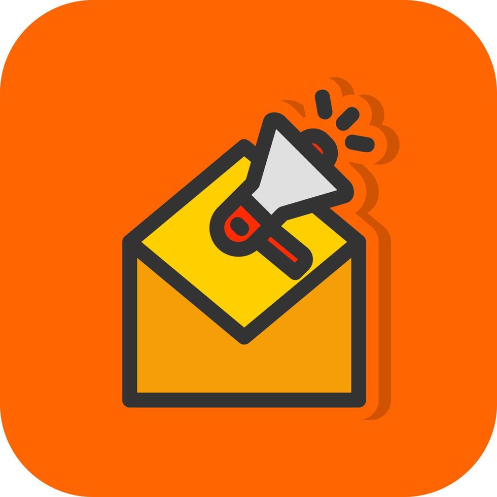 Email Marketing Vector Icon Design