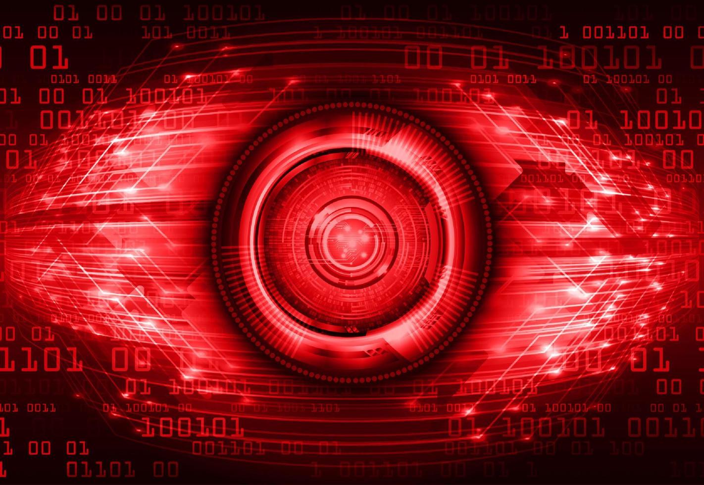 Modern Cybersecurity Technology Icon Pack with Eyes vector