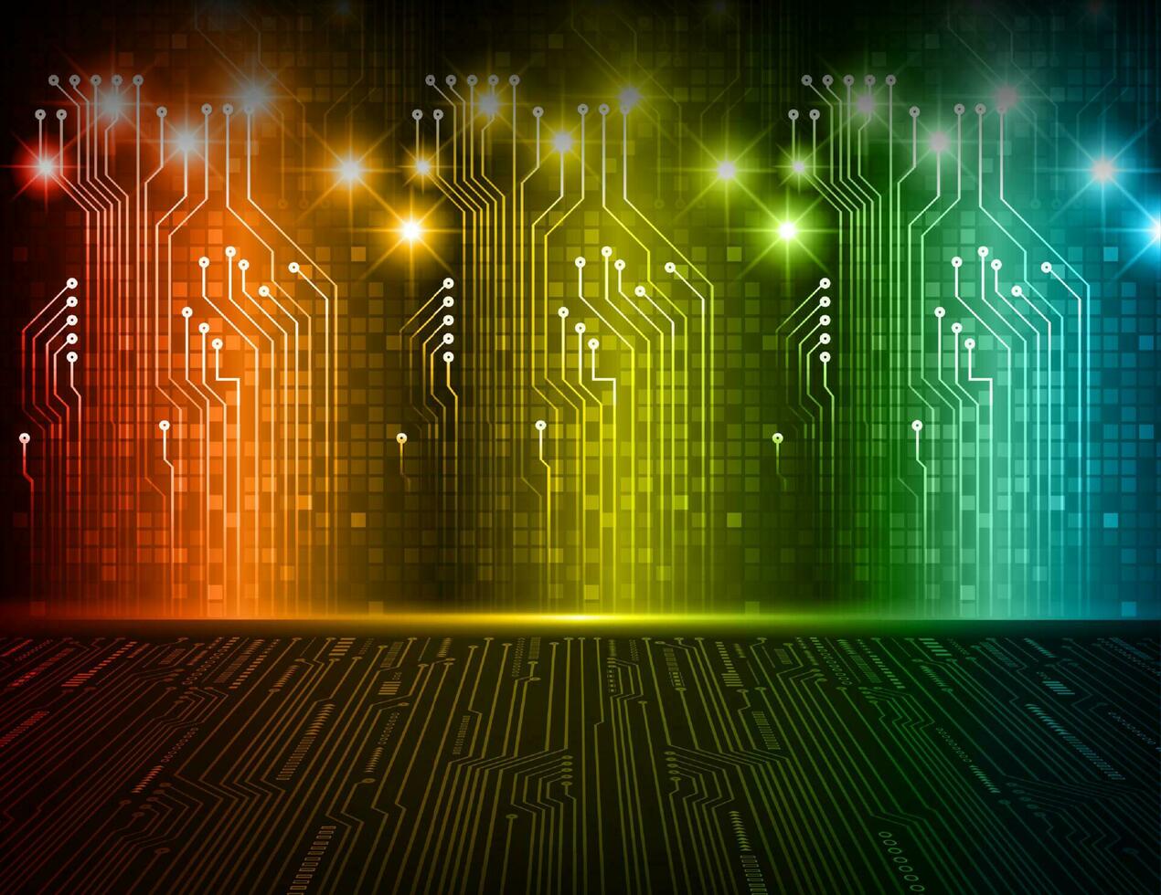 Modern Technology Background vector