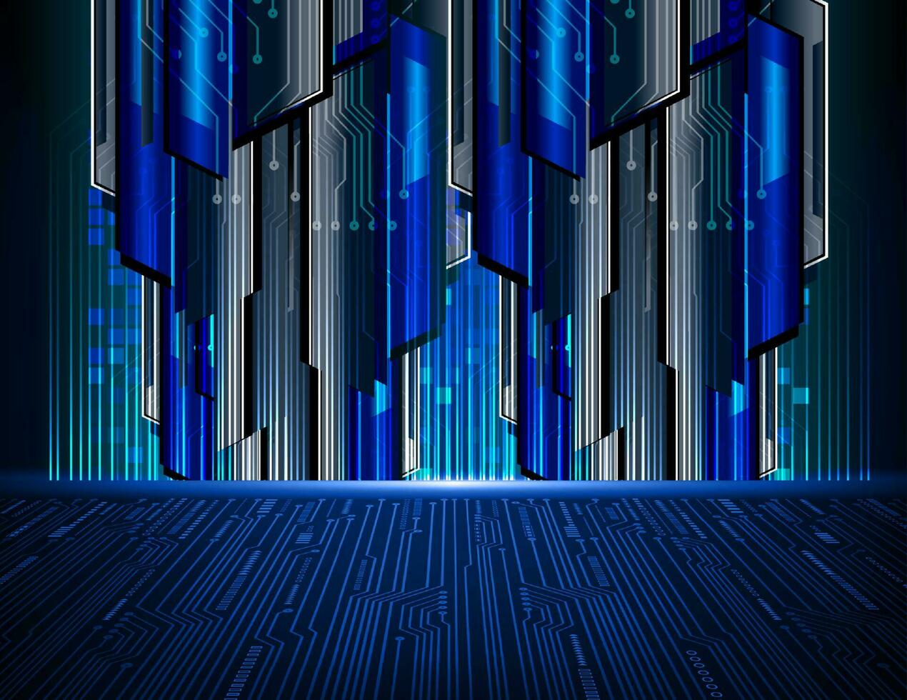 Modern Technology Background vector