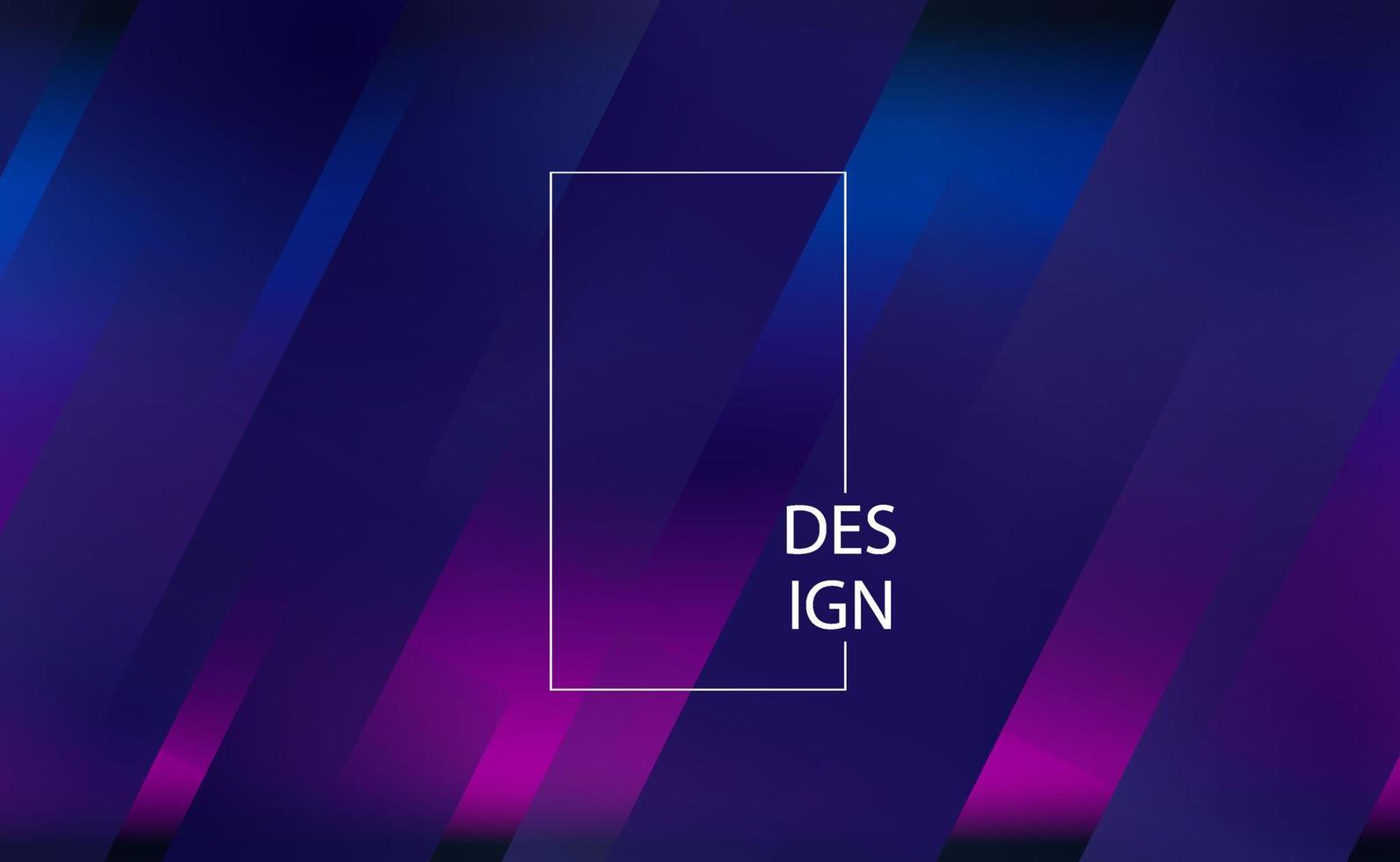 Composition of blue and purple gradient with oblique thick stripes. vector