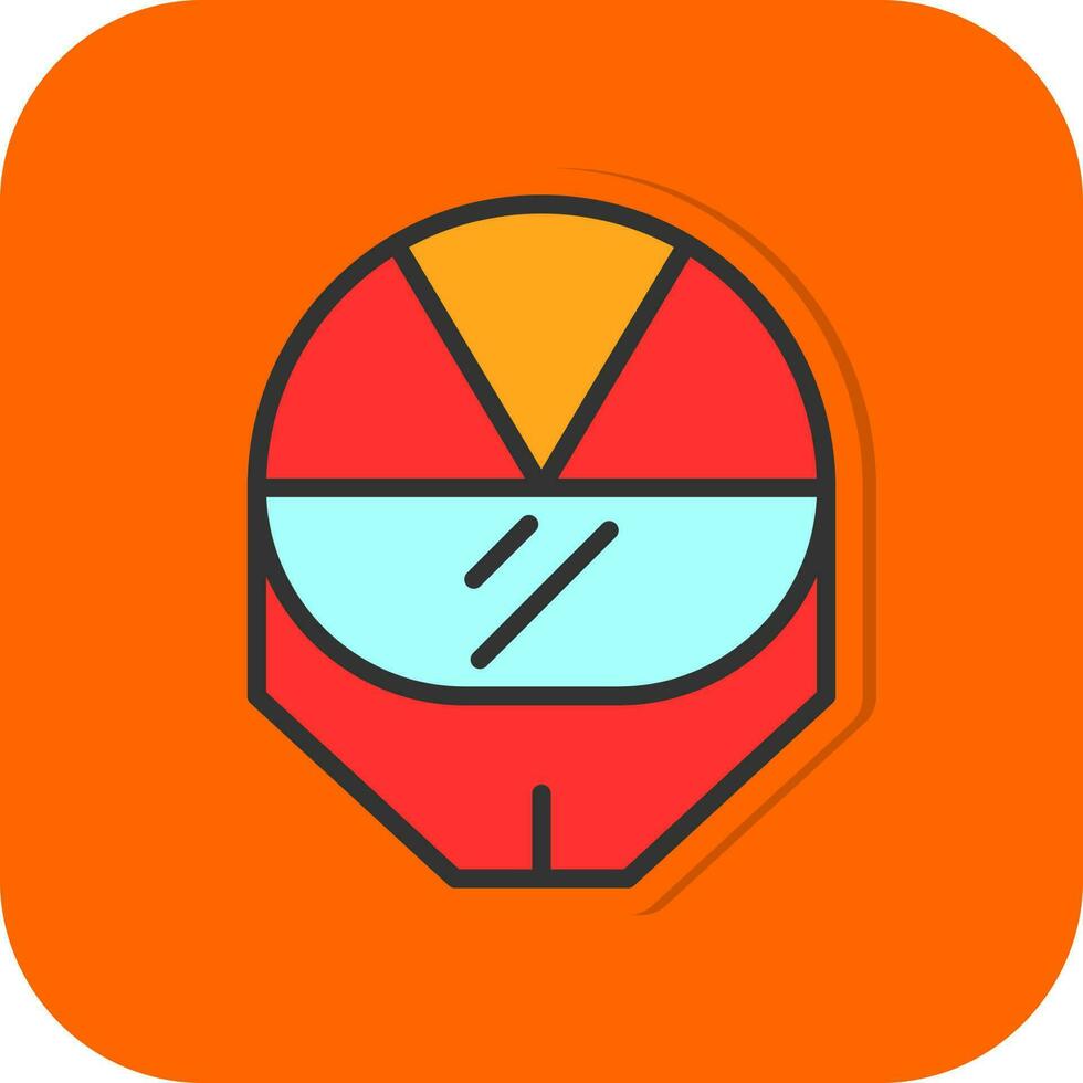 diseño de icono de vector de casco de carreras