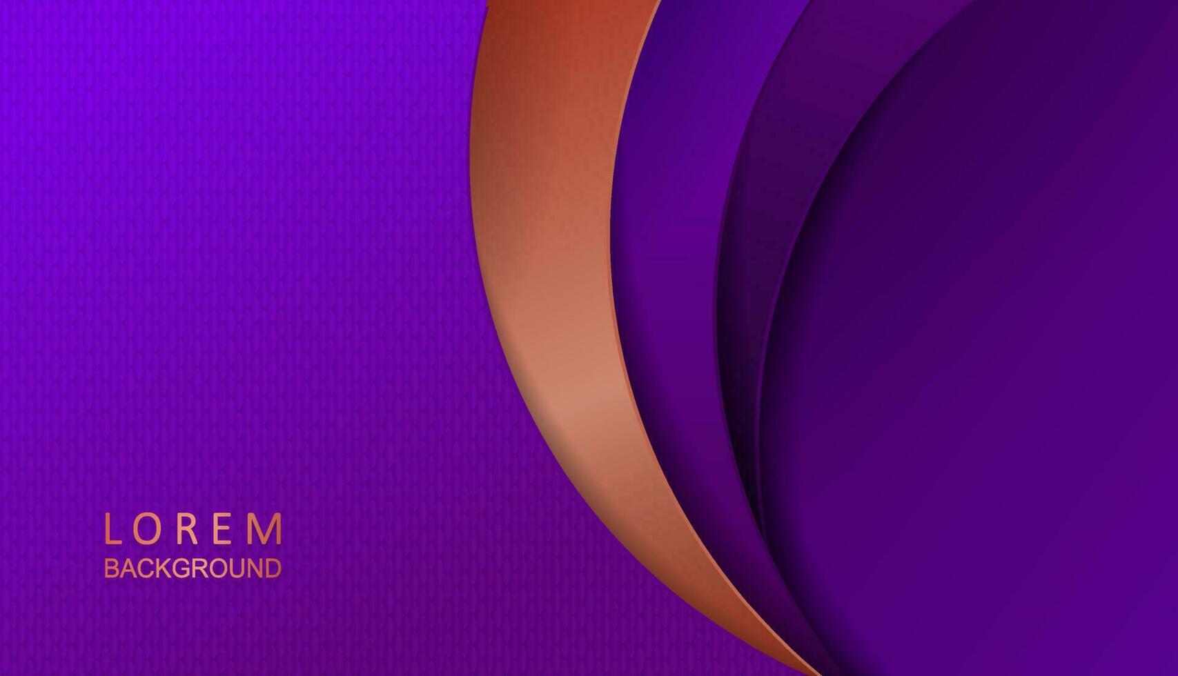Texture composition with curved curtains in purple and brown. vector