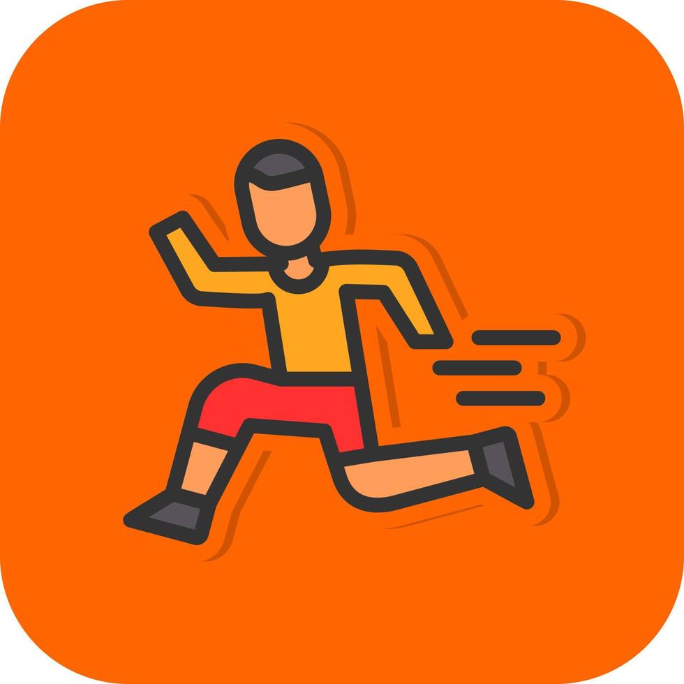 diseño de icono de vector de atletismo