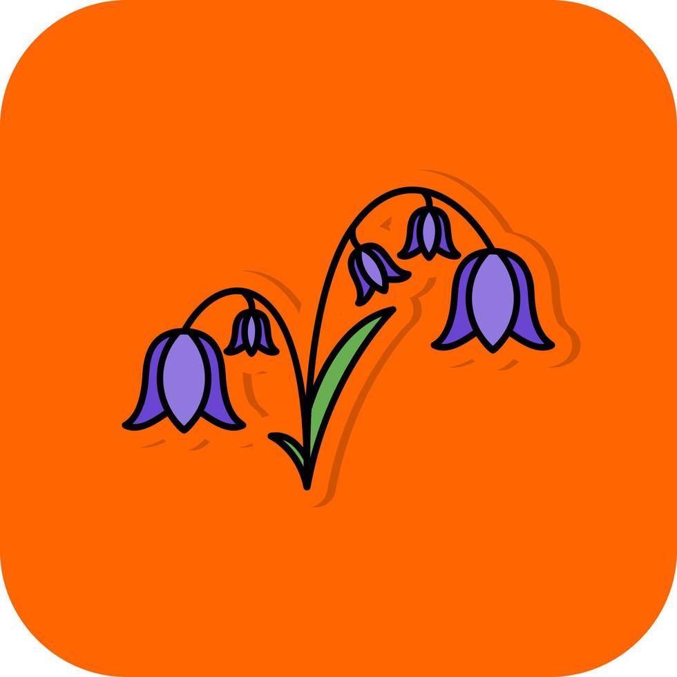 Bluebell Vector Icon Design