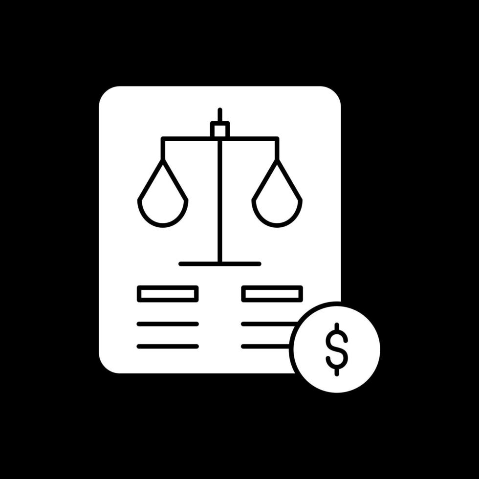 Balance Sheet Vector Icon Design