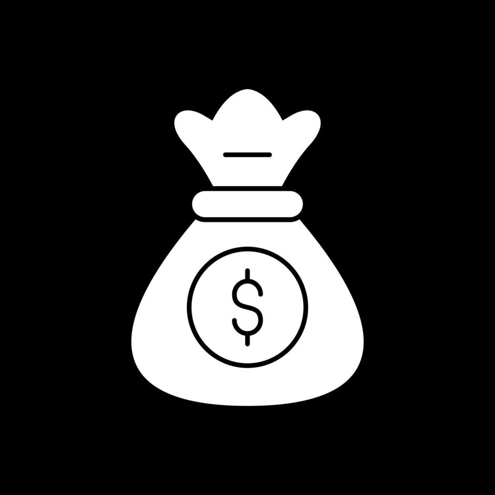 Money Bag Vector Icon Design