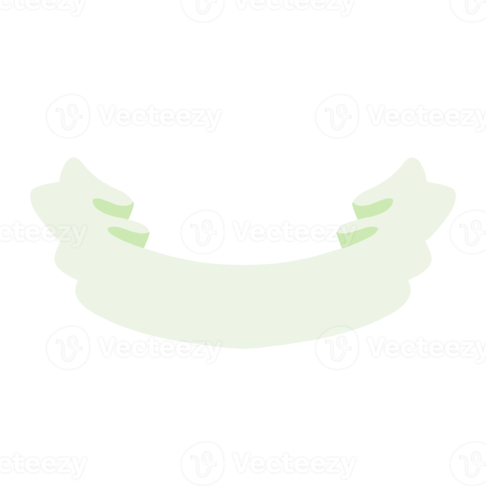 Cute Ribbon Digital Stickers PNG