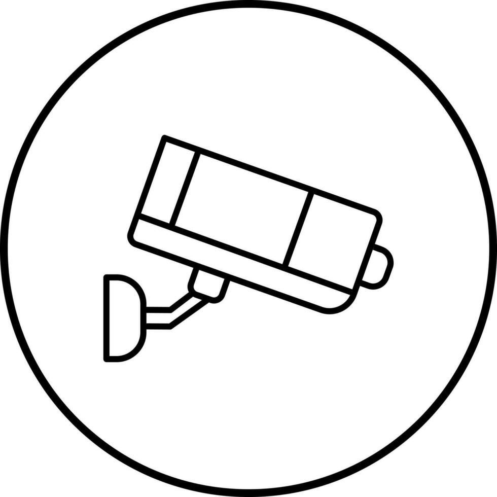 icono de vector de cámara cctv