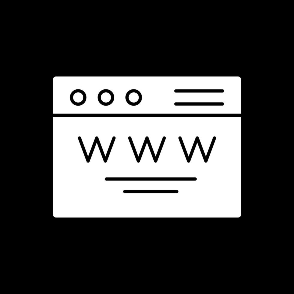 diseño de icono de vector de sitio web