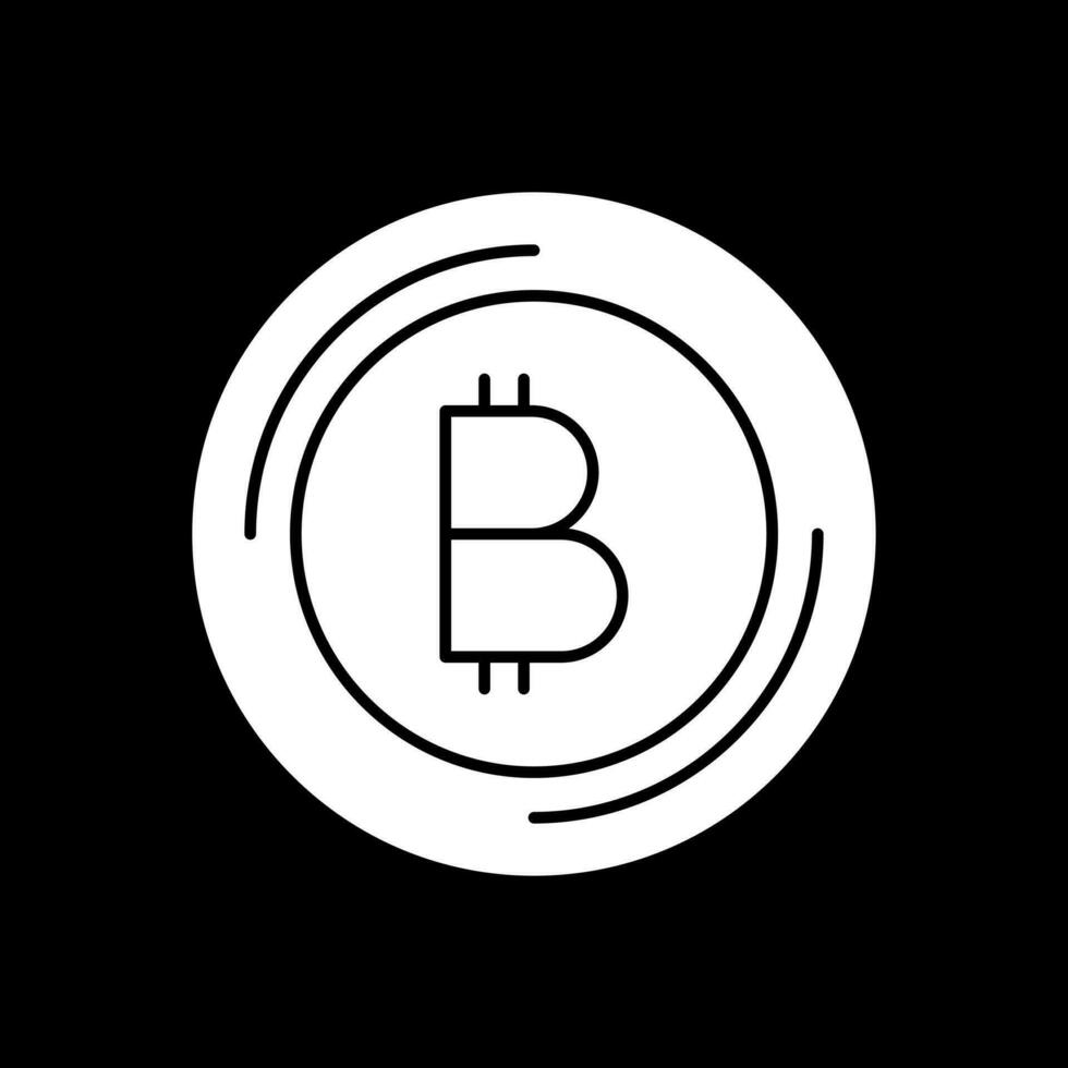 diseño de icono de vector de bitcoin