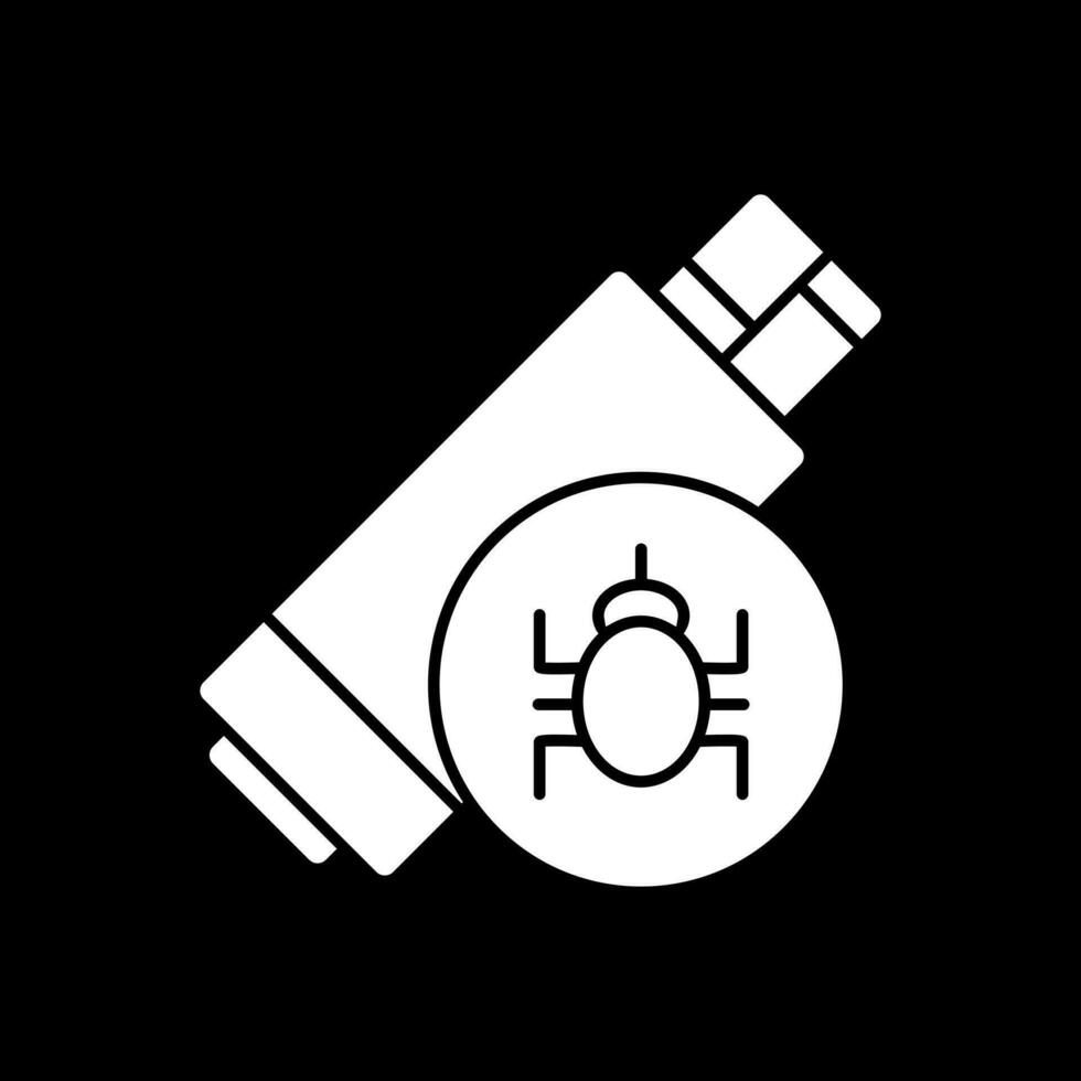 Pendrive Virus Vector Icon Design
