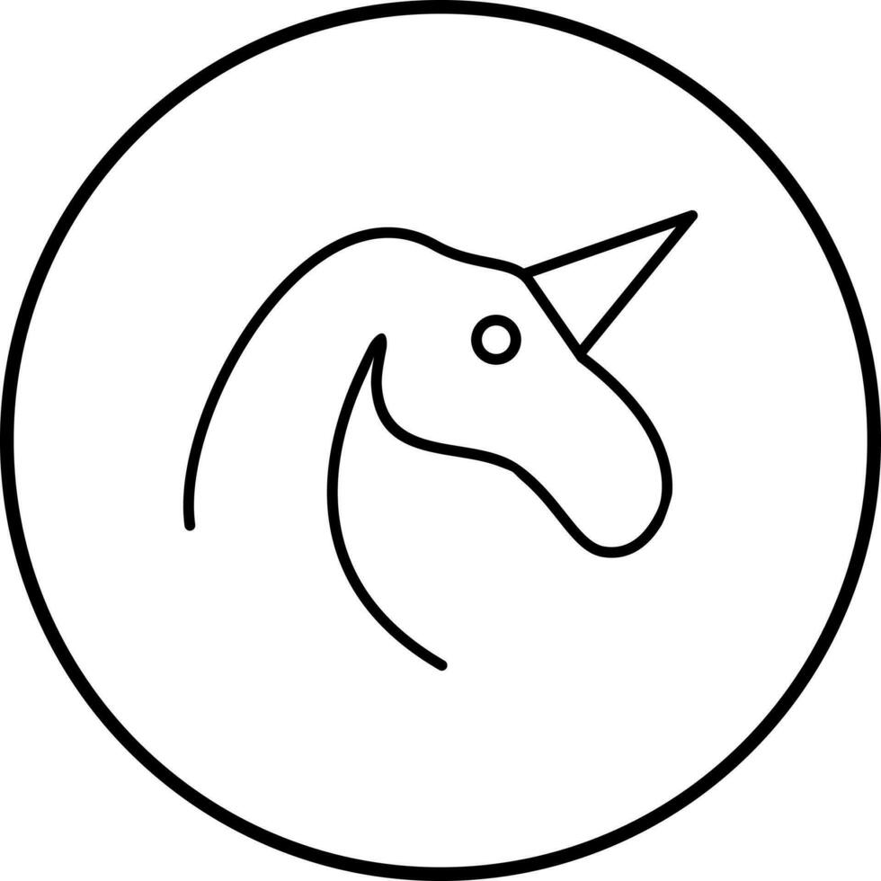 Unicorn Vector Icon