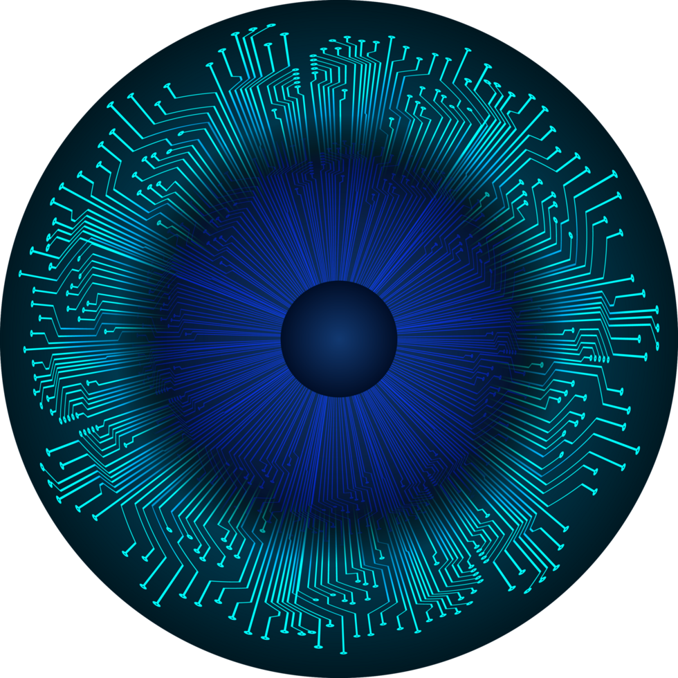 Augenausschnitt der modernen Technologie png