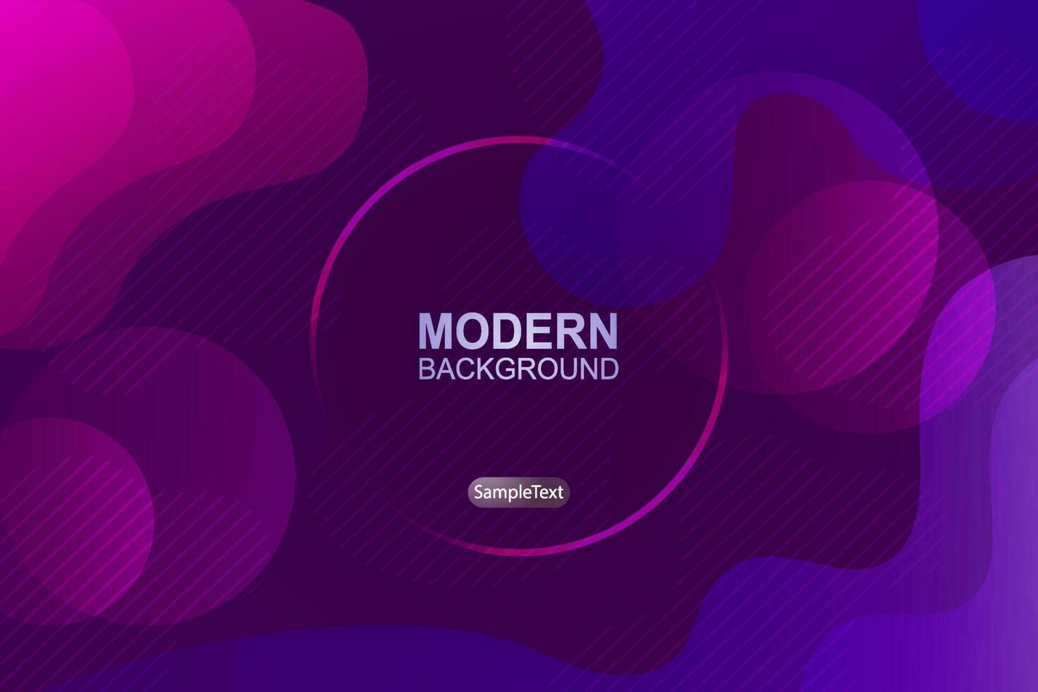 Texture design blue and purple gradient, abstract oval shapes. vector