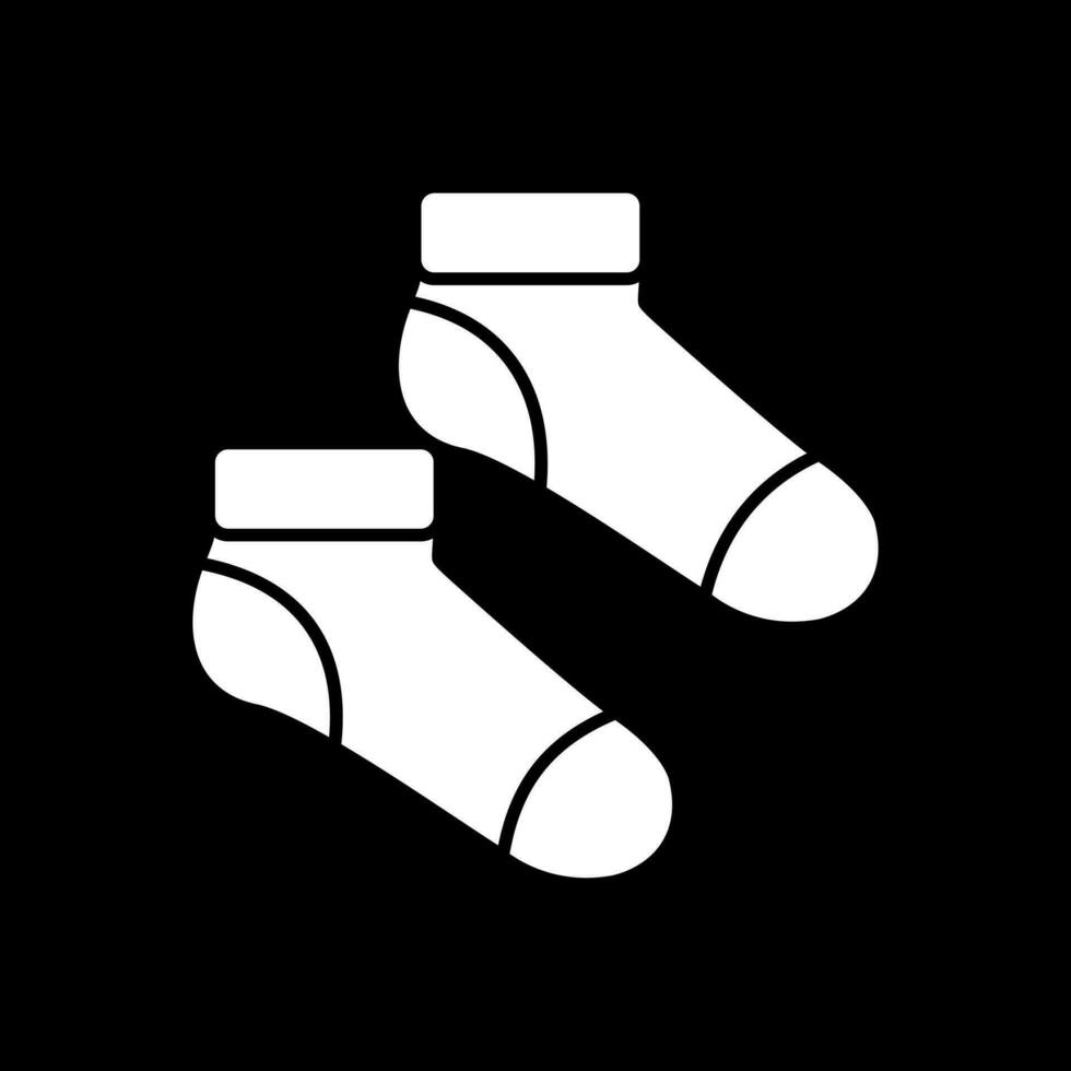 diseño de icono de vector de calcetines