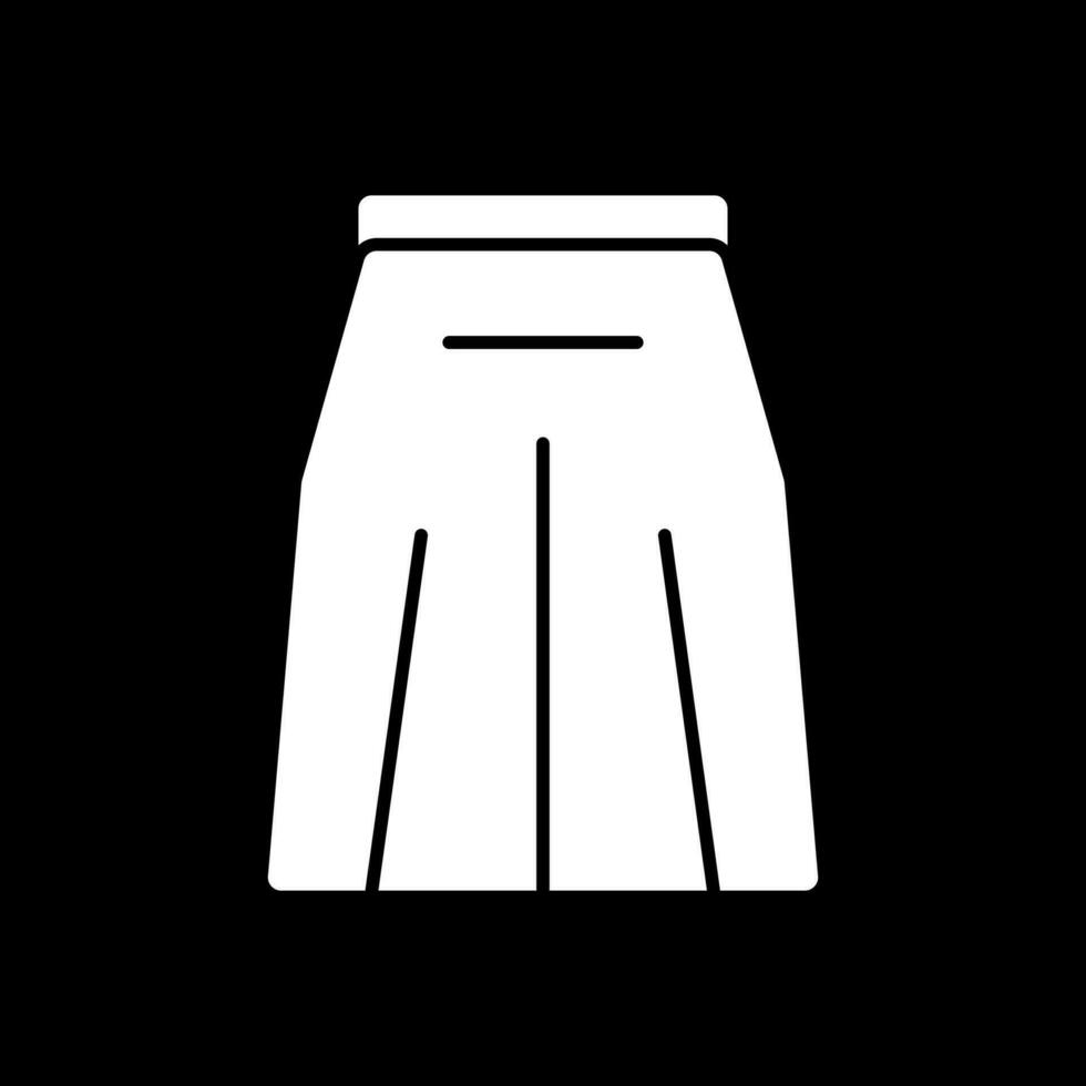 diseño de icono de vector de falda larga