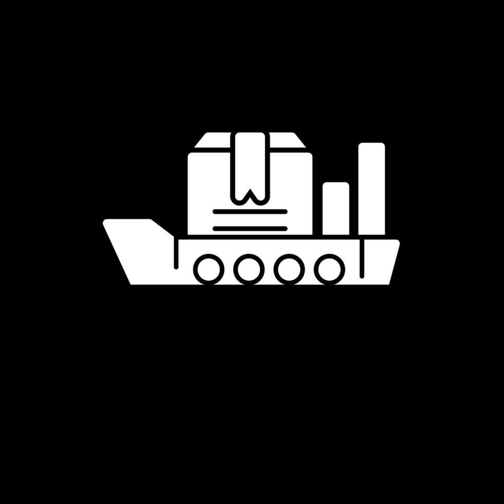 diseño de icono de vector de barco de envío en todo el mundo