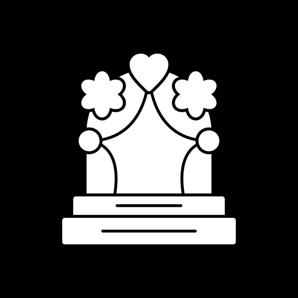 Wedding Arch Vector Icon Design