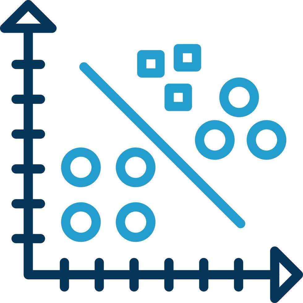 Cluster Analysis Vector Icon Design