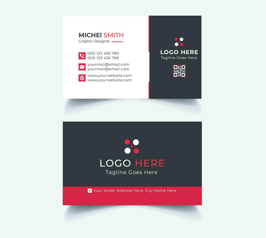 Business Card Template vector