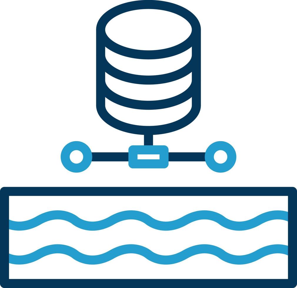 Data Lake Vector Icon Design