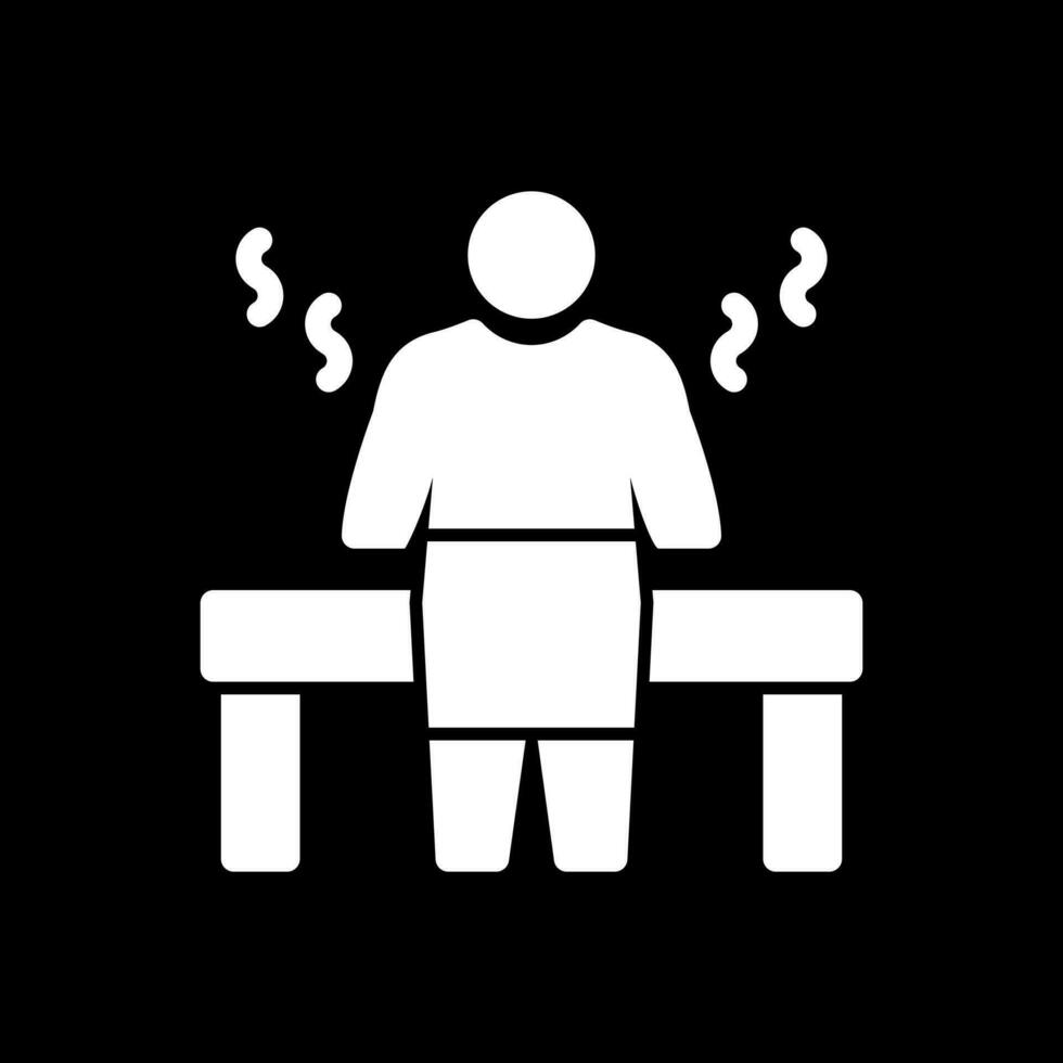 diseño de icono de vector de sauna