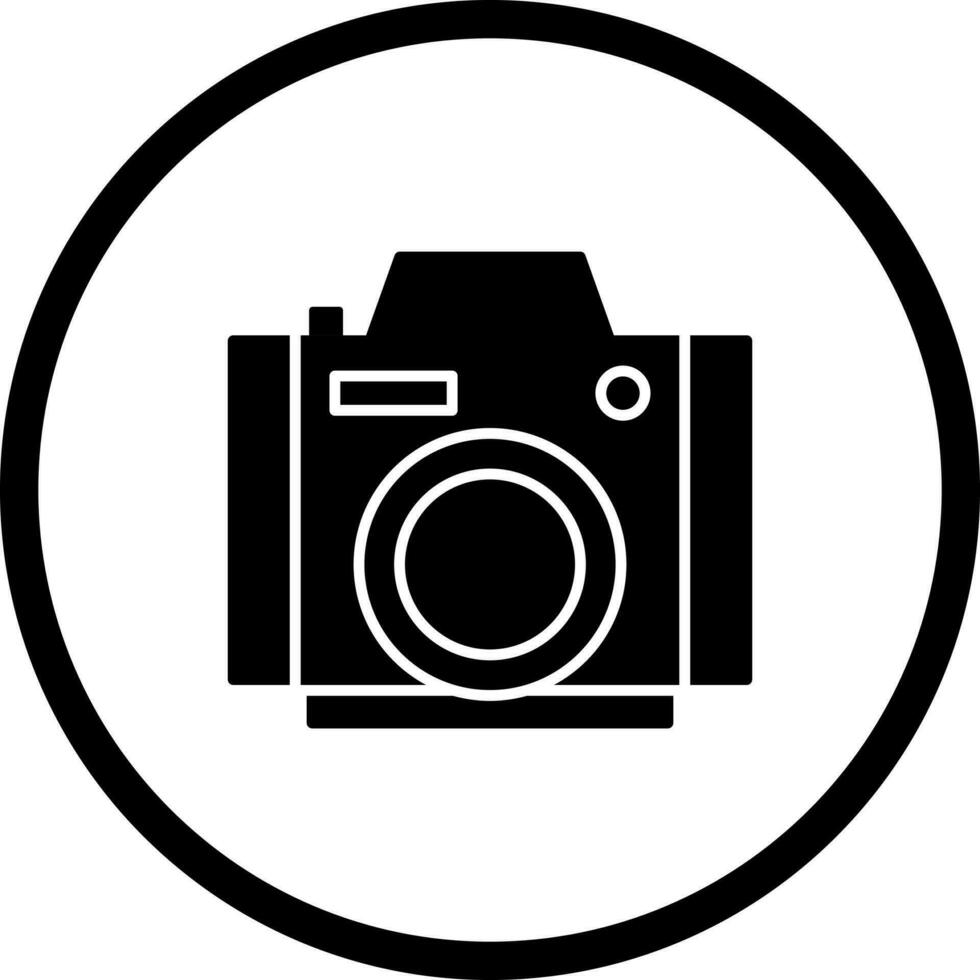 icono de vector de cámara de fotos