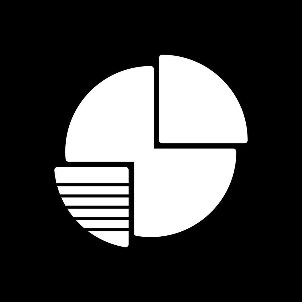 diseño de icono de vector de gráfico circular