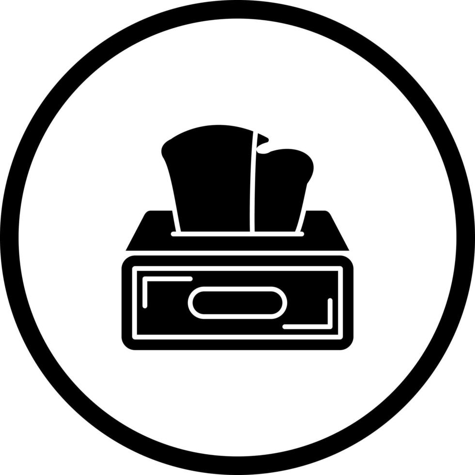Tissue Box Vector Icon