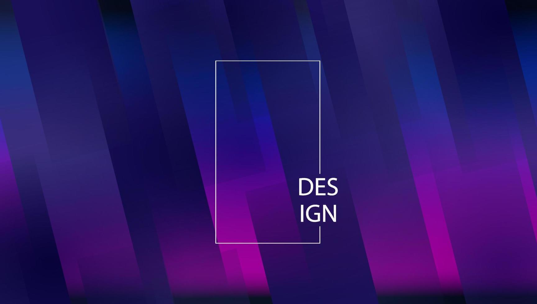 Blue and purple gradient illustration with oblique thick stripes. vector