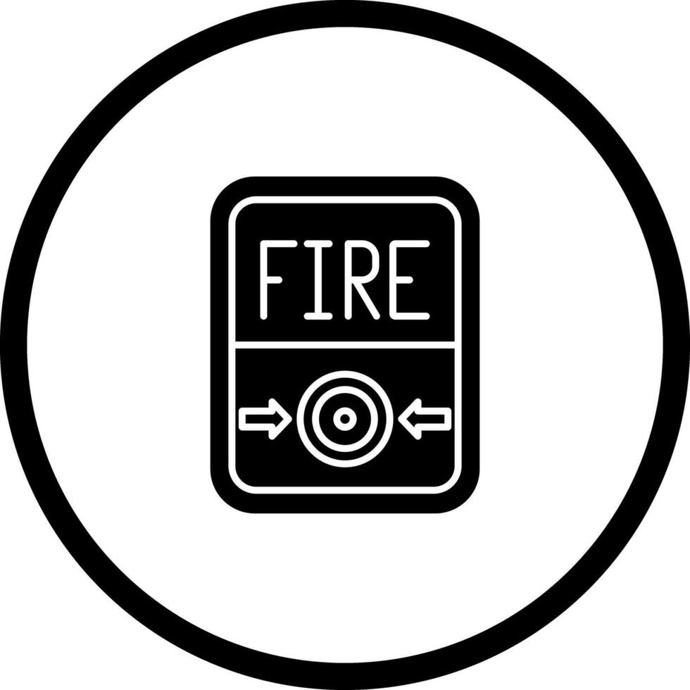 Fire Button Vector Icon