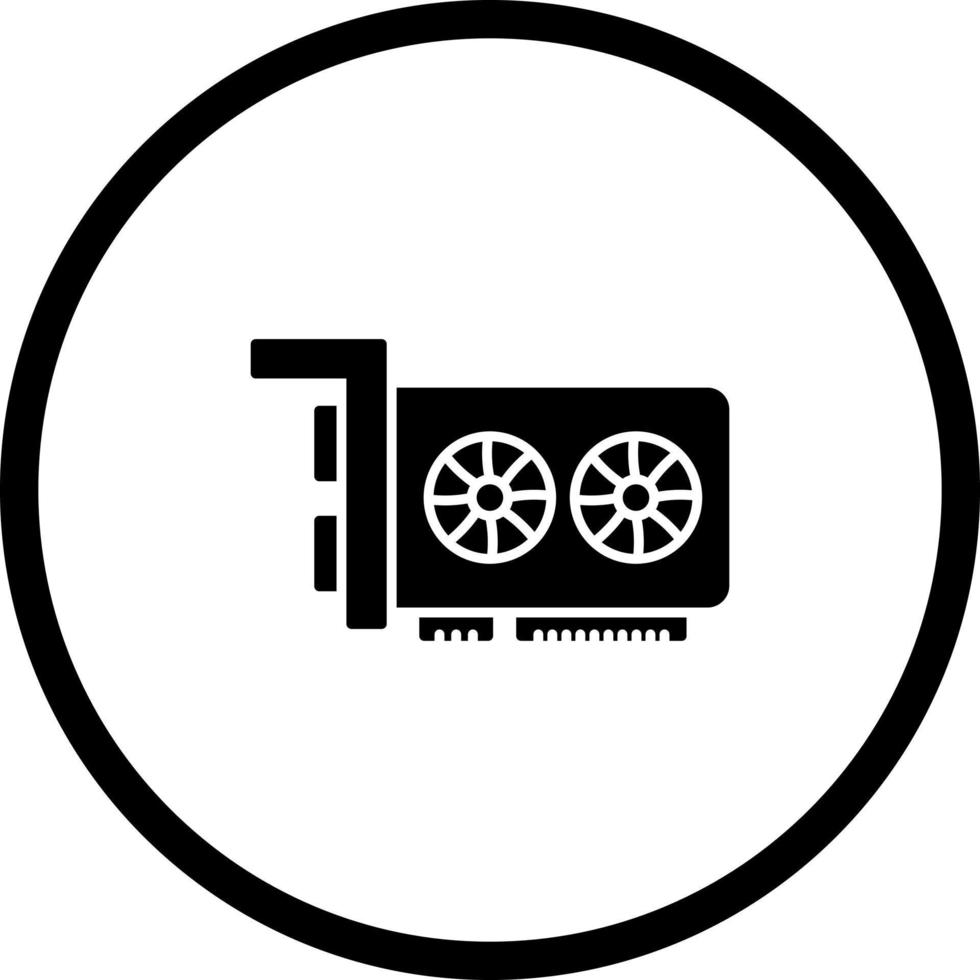 Graphic Card Vector Icon