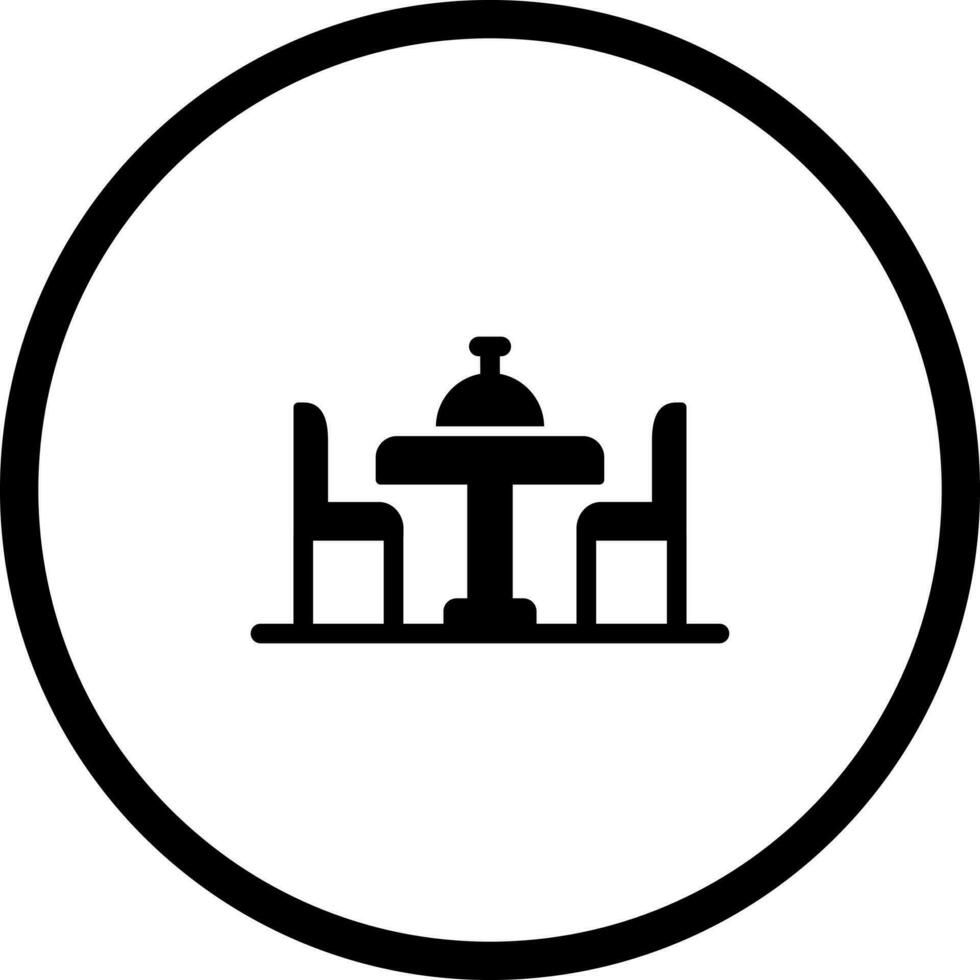 Dinning Table Vector Icon