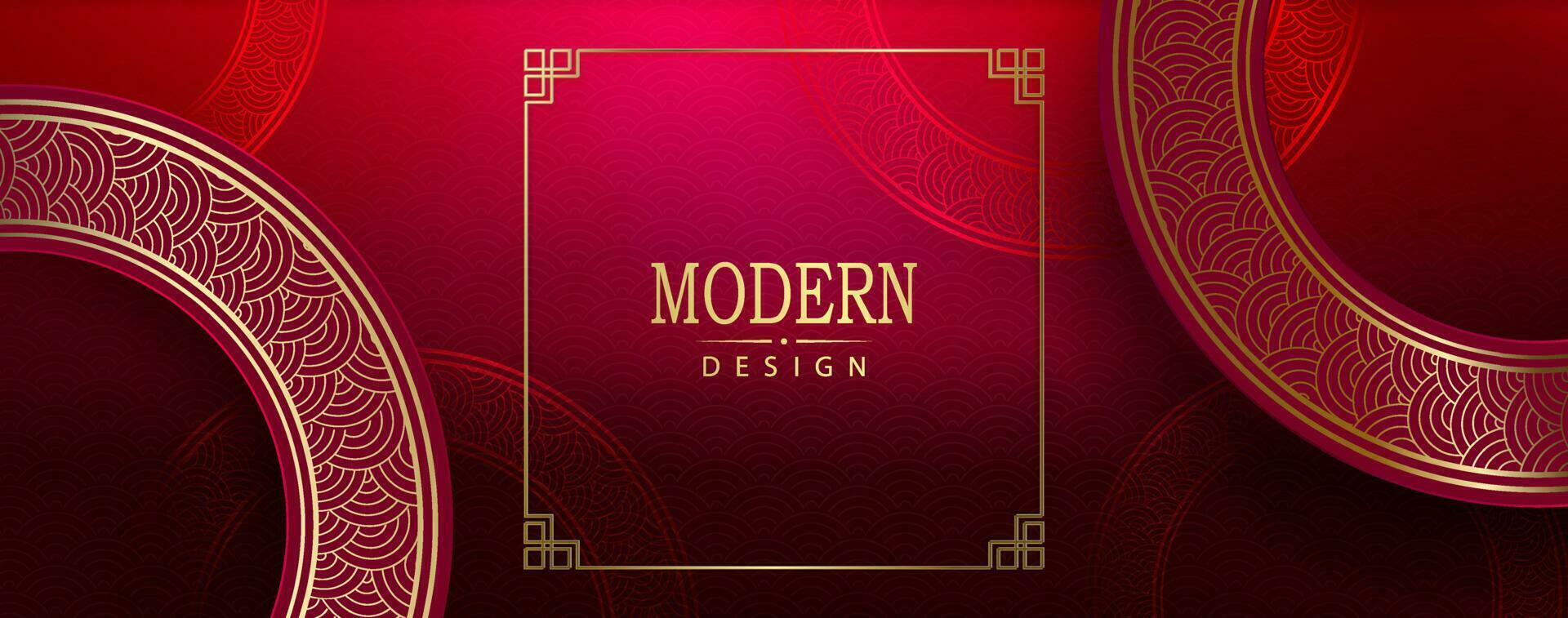 rosado textural fondo, redondo marcos, frontera con un oro tono modelo. vector