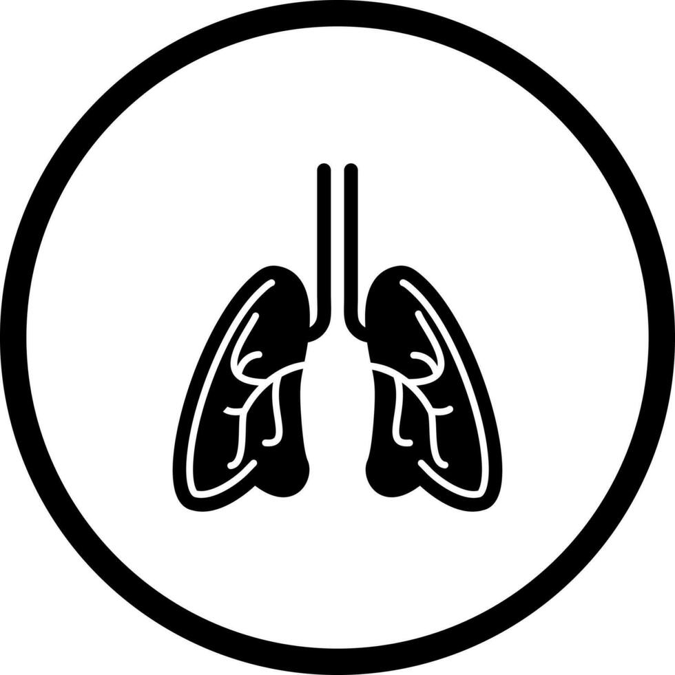 Lungs Vector Icon