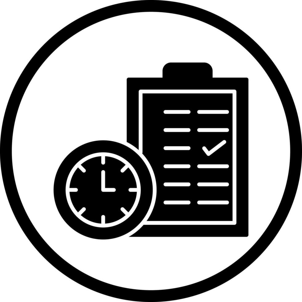 Time Planing Vector Icon