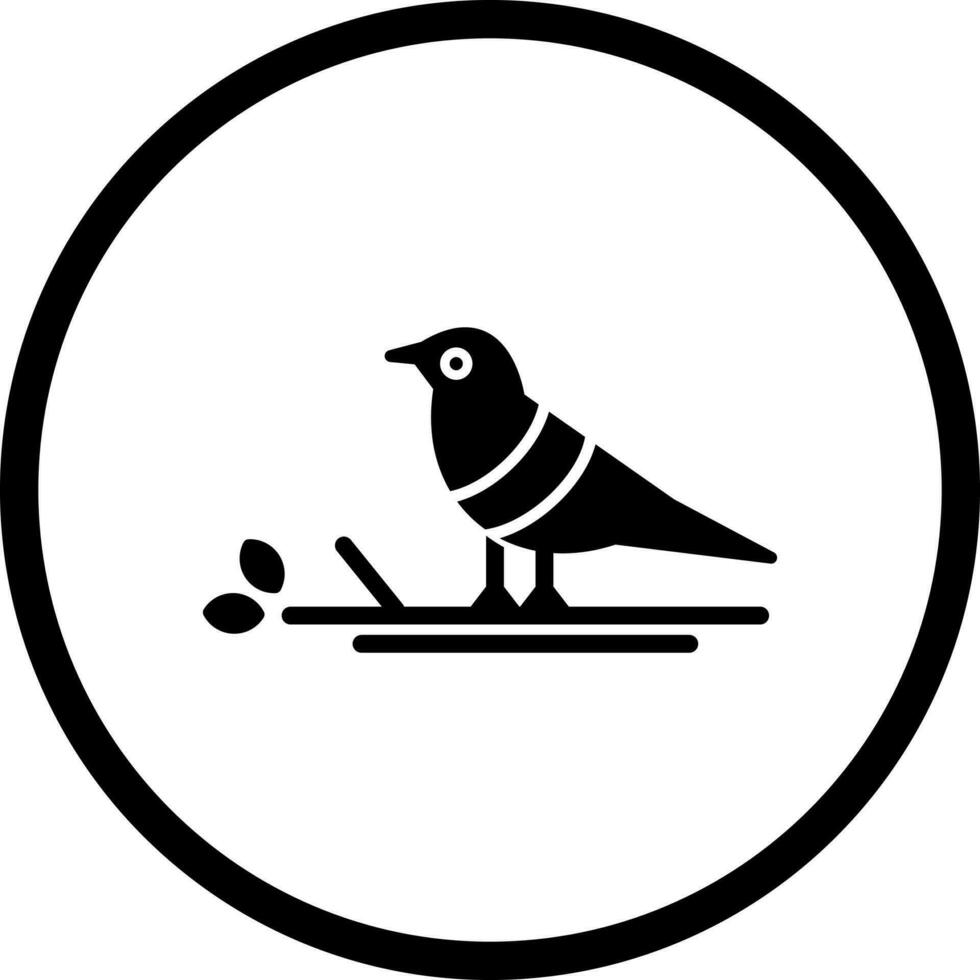 icono de vector de pájaro