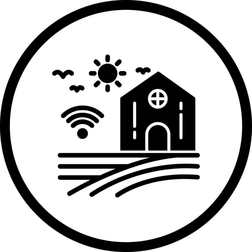 Smart Farm Vector Icon