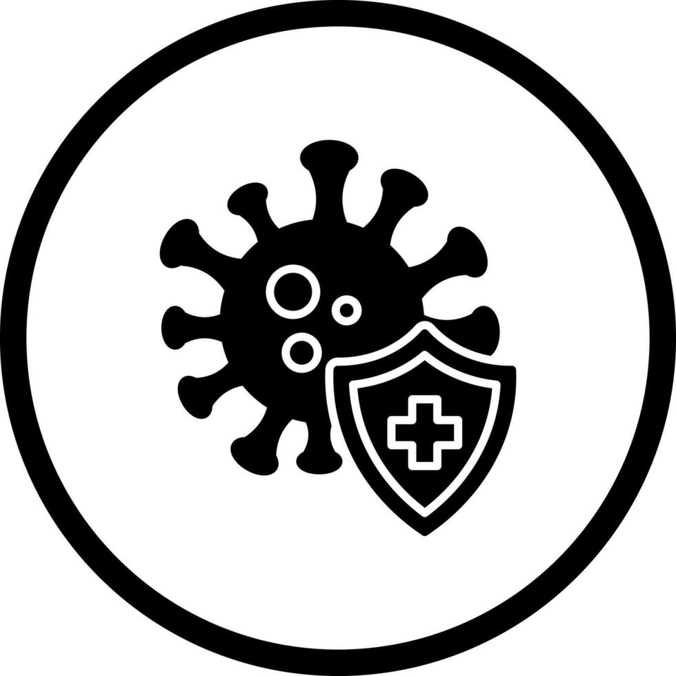 icono de vector de protección médica