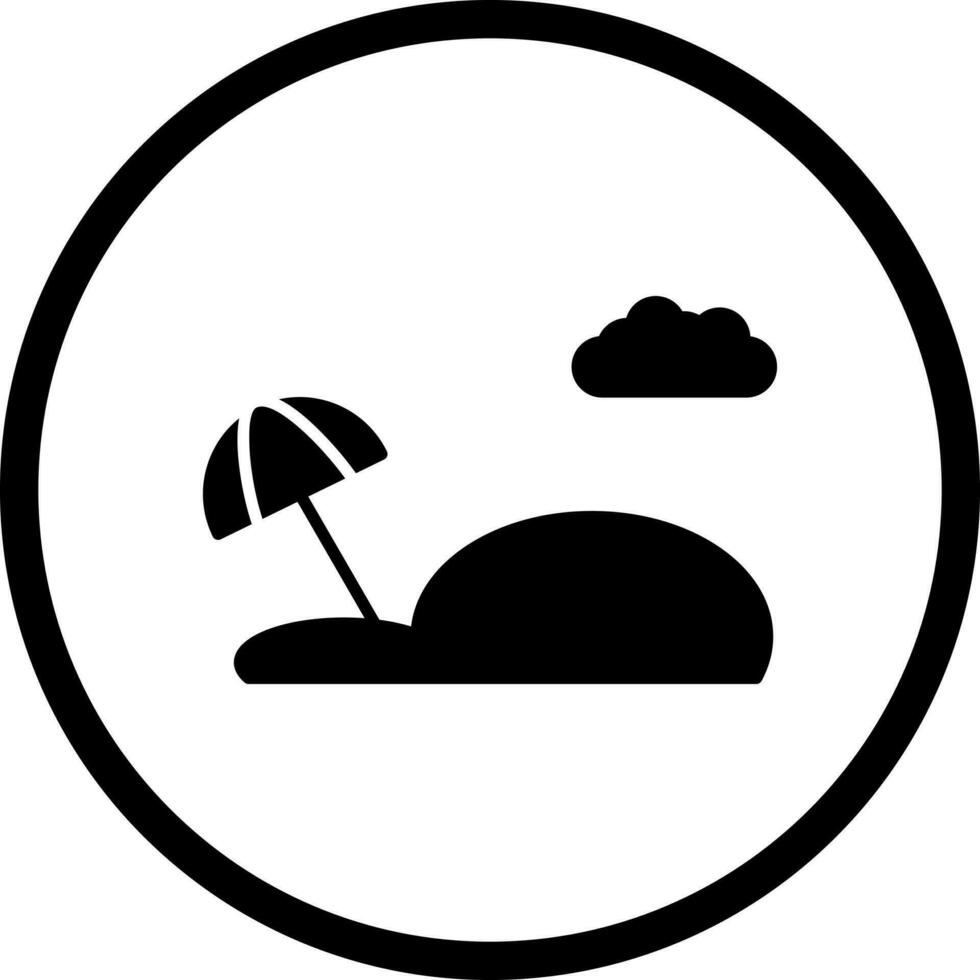 Beach Vector Icon