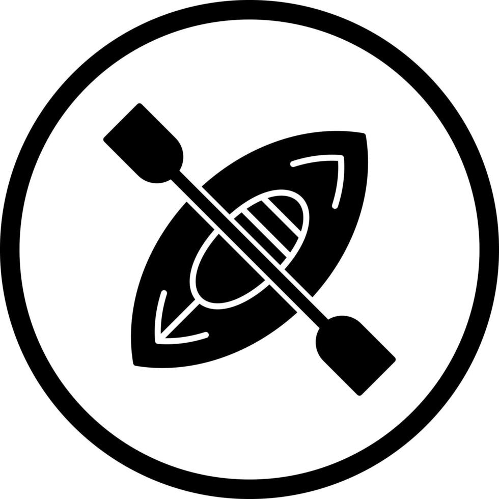 Kayak Vector Icon