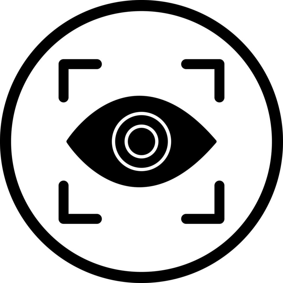 Eye Scan Vector Icon