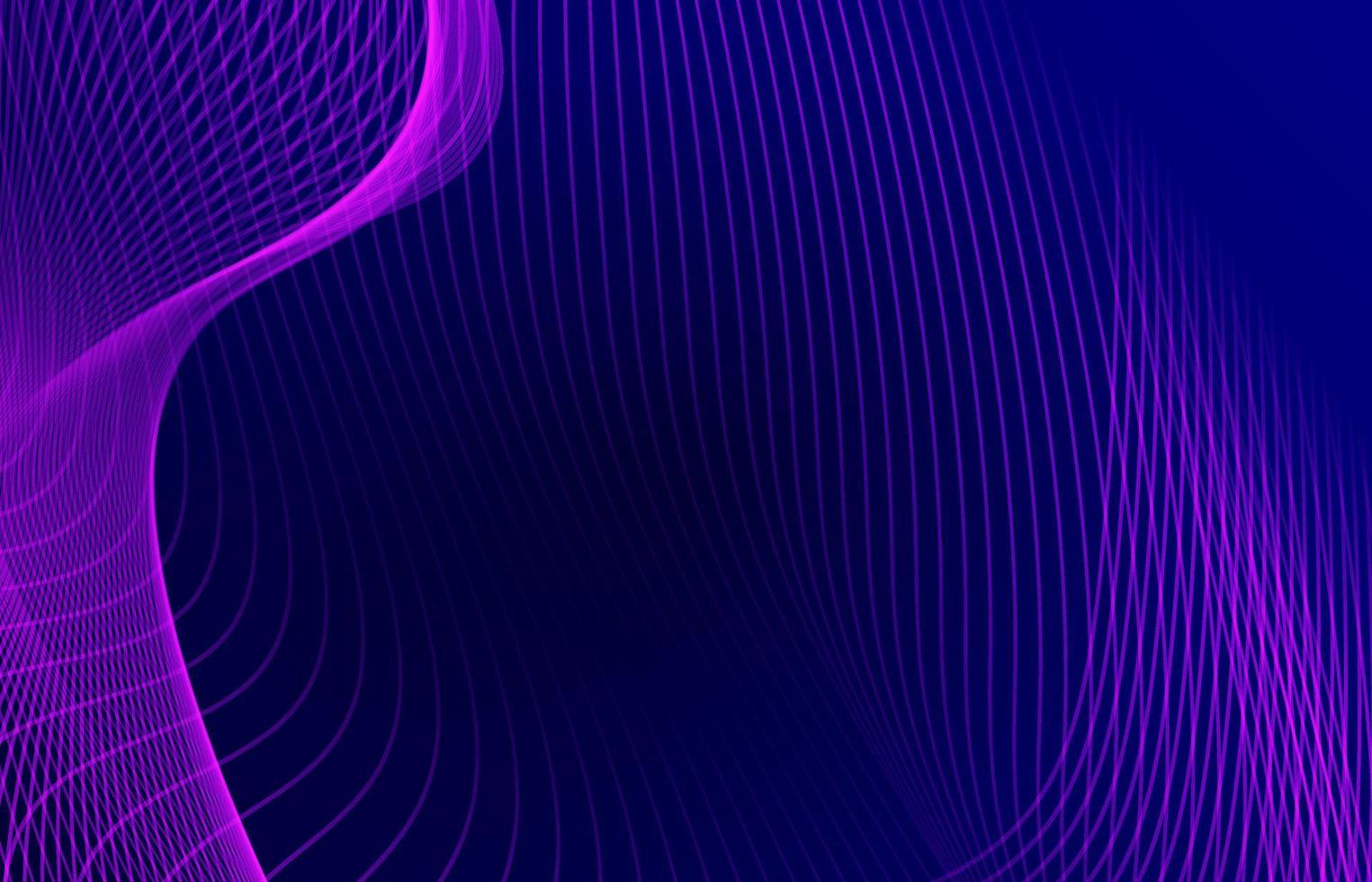 A subtle wavy design in purple hue on a blue background. vector