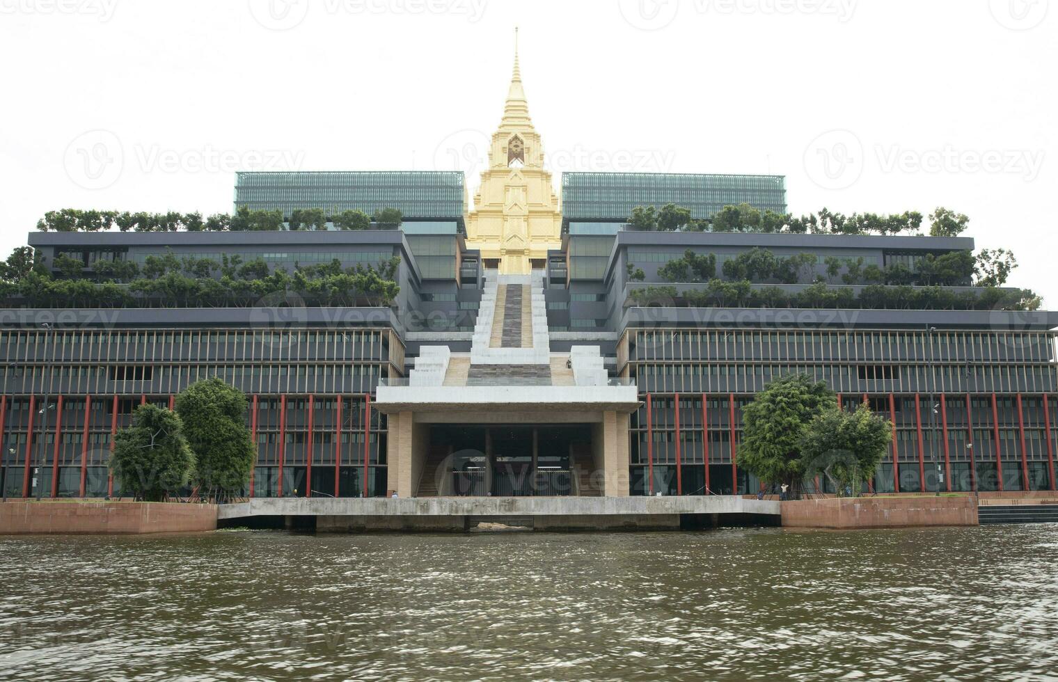 The new parliament building known as Sappaya-Sapasathan, The Parliament of Thailand near Chapraya river in Bangkok, Thailand. photo