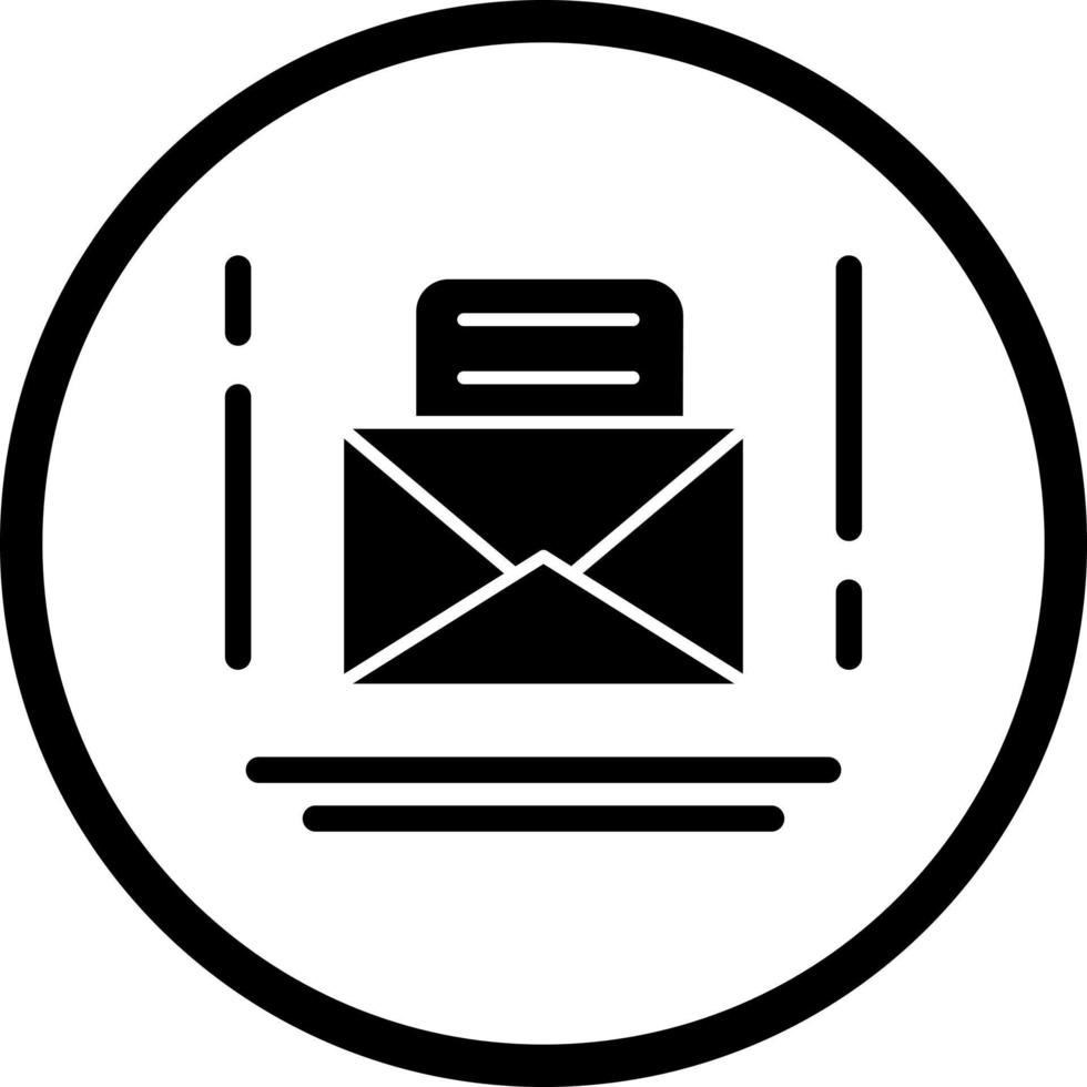 icono de vector de correo electrónico