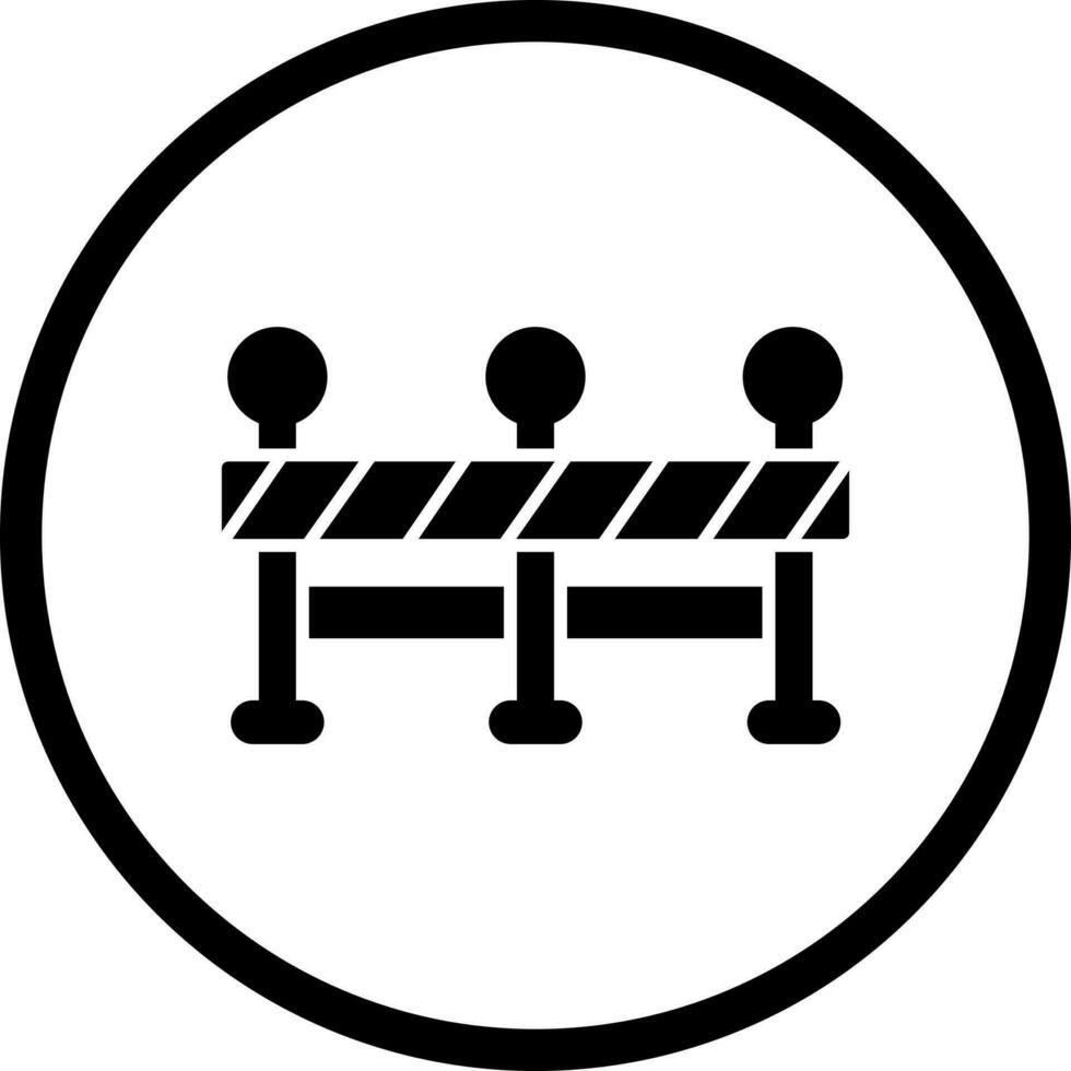 Roadblock Vector Icon